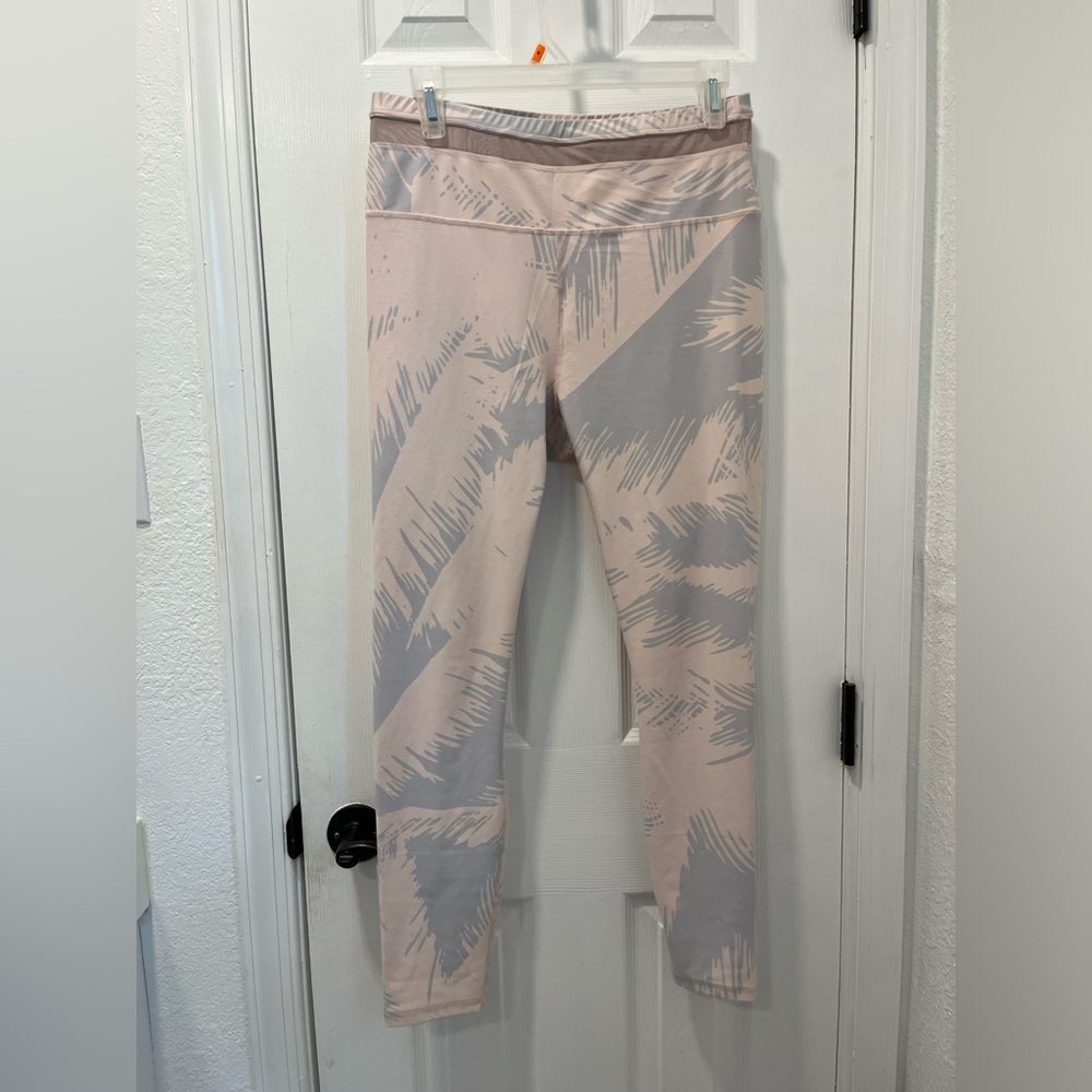 Fabletics Large Baby Pink and Blue High Waisted Leggings